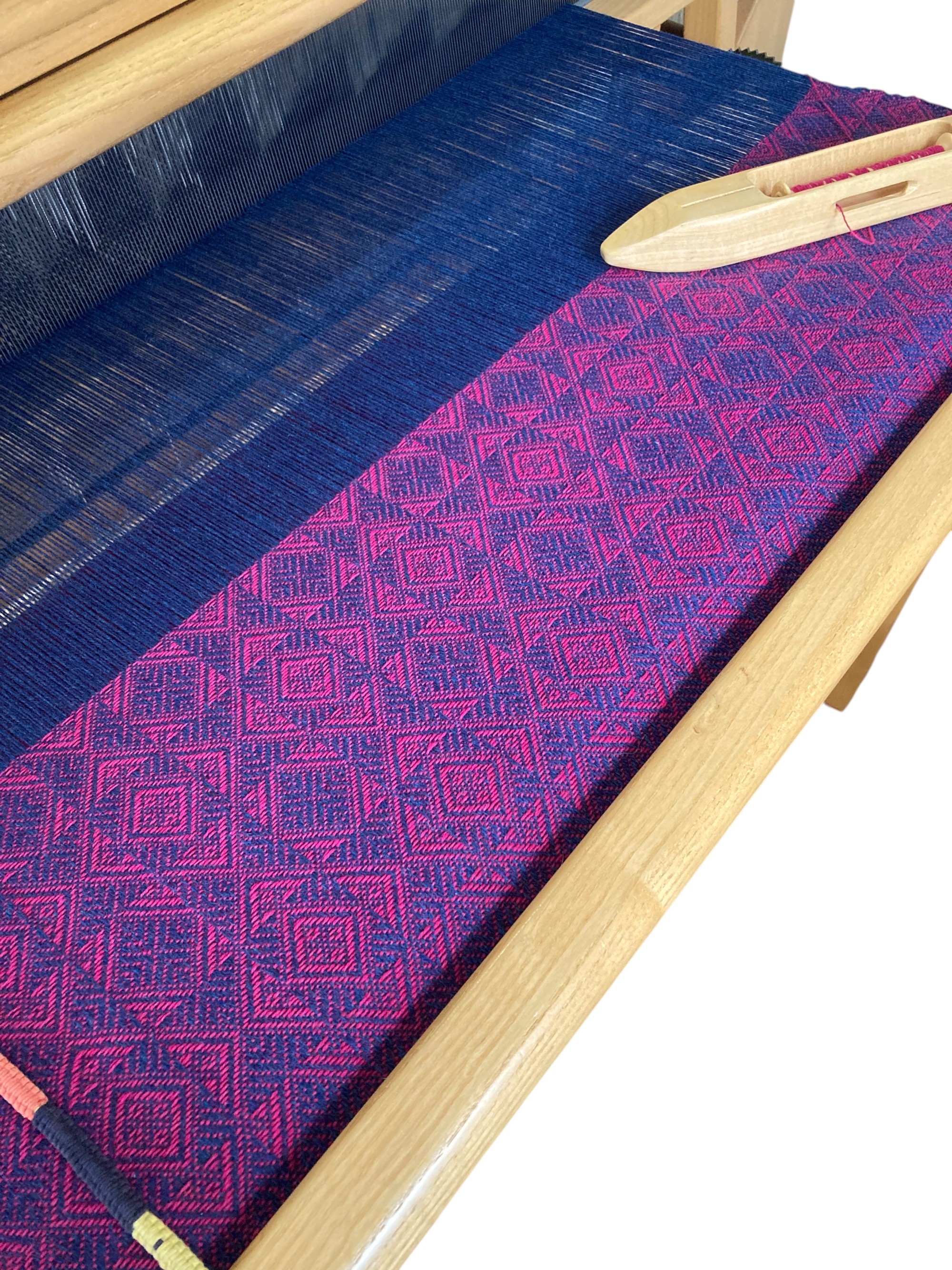Hand Weavers and Spinners Guild of NSW, Anne Lewis, Weave on the Loom, 2025 Photo Courtesy of the Artist