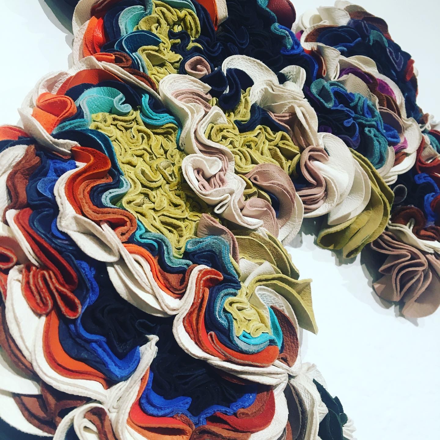 A Handmade Life Collective Lorrie EvansFungi Leather Artwork