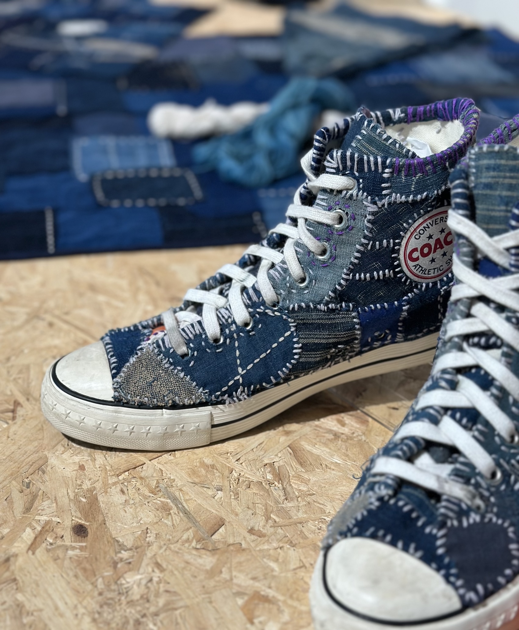 Sachiko boots by Otsuki Sashiko, 2025, Photo: Jane Theau