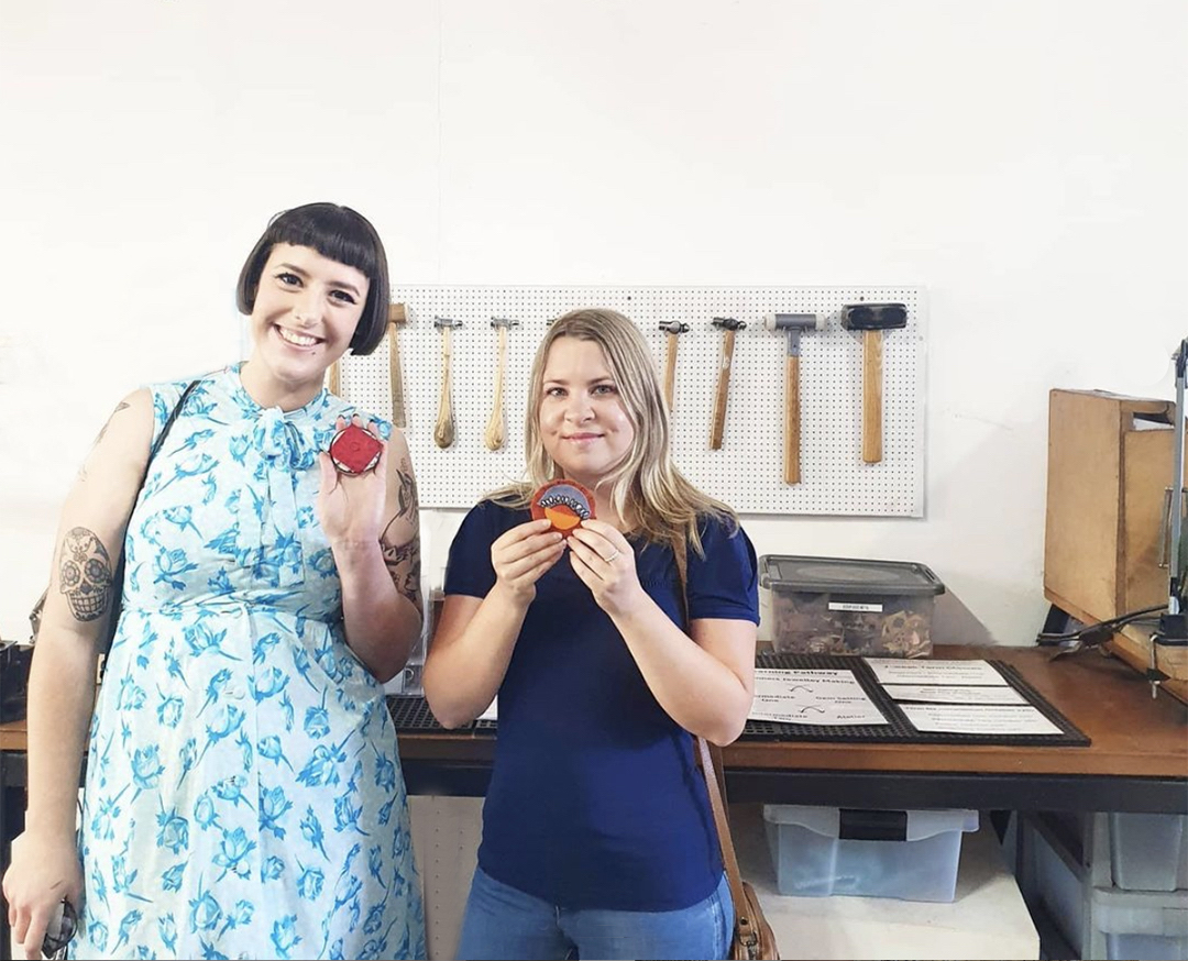 Brooch Workshop Participants, 2021.