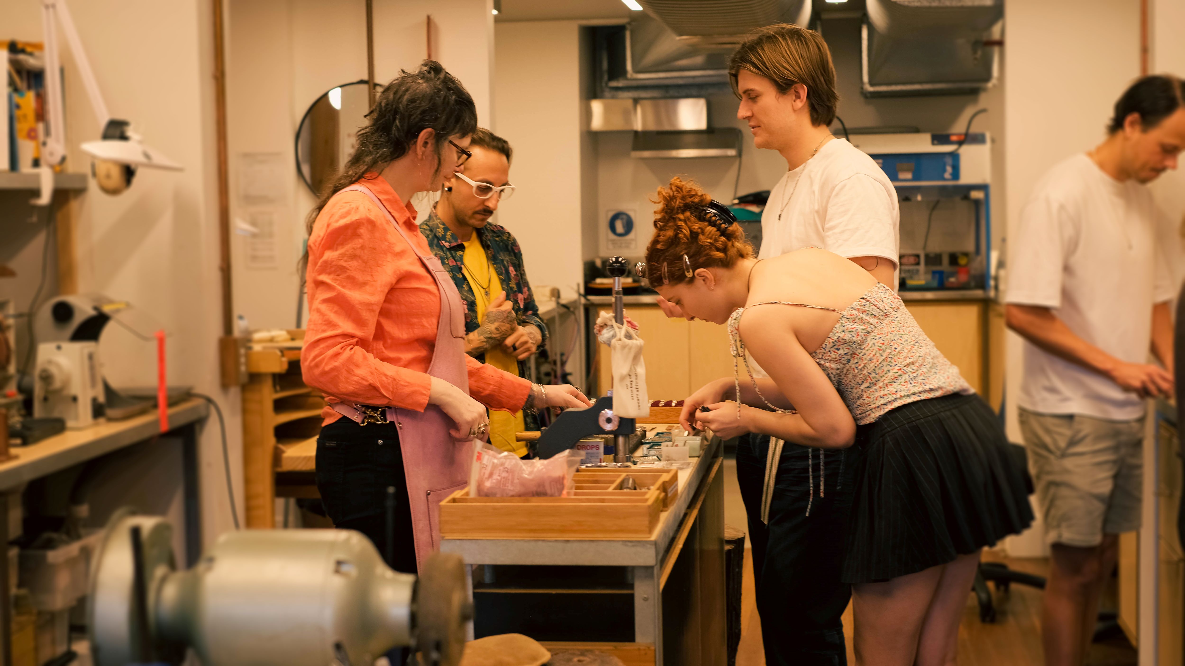 Sterling Silver Workshop, The Bench, 2023, Photo Courtesy of the Artist