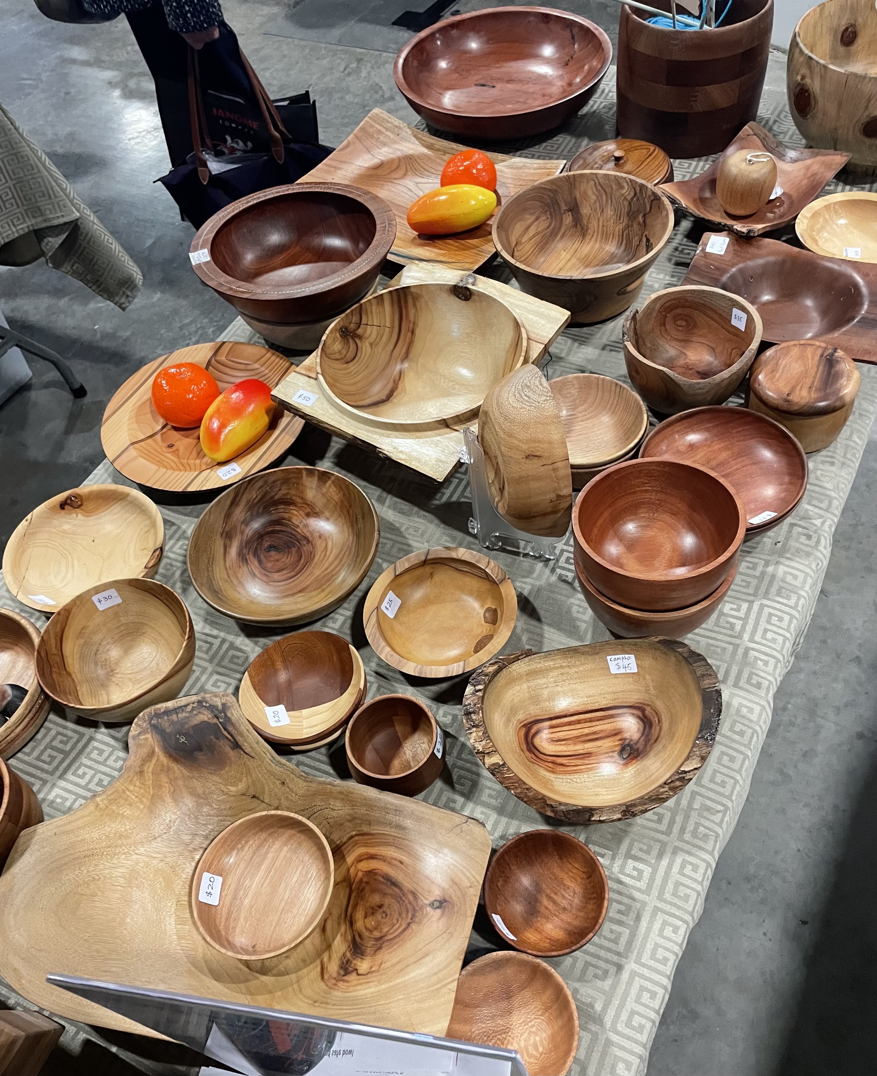Western Sydney Woodturners, Wood products 2024, Photo: Gregory Sheath